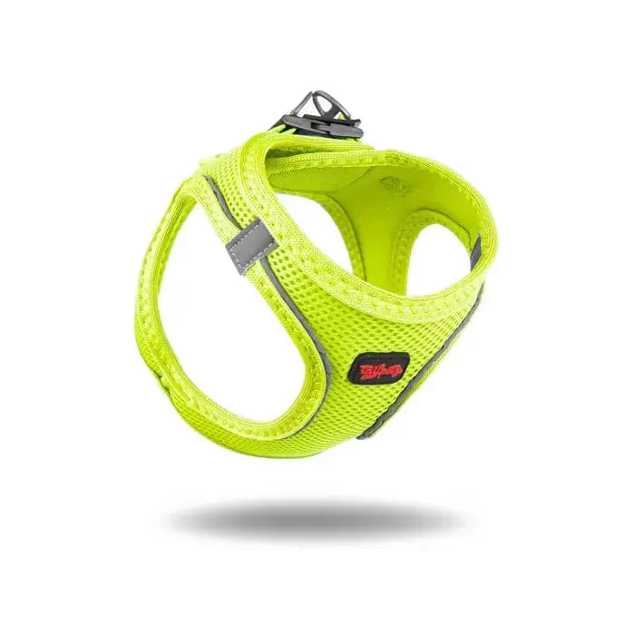 TailPetz Air-Mesh Dog Harness Breathable Neon Lime