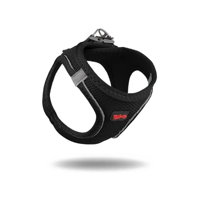 TailPetz Air-Mesh Dog Harness Breathable Comfort Black