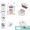 M-Pets 2-in-1 Short Hair Massage and Shedding Brush Pink