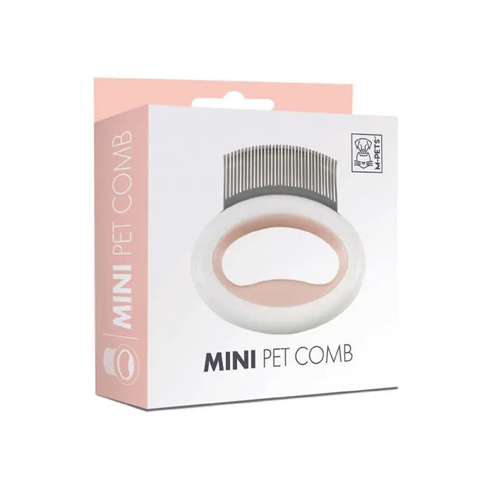 M-Pets Mini Pet Comb Flexible Massage Brush Pink 8x8.5cm