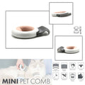 M-Pets Mini Pet Comb Flexible Massage Brush Pink 8x8.5cm