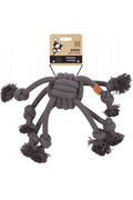 M-Pets Coto Grey Spider Cotton Braided Dog Toy 38cm