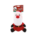 M-Pets Christmas St. Nick Dog Toy with Squeaker and Rope