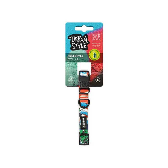 M-Pets Urban Style Freestyle Dog Collar for Small Breeds