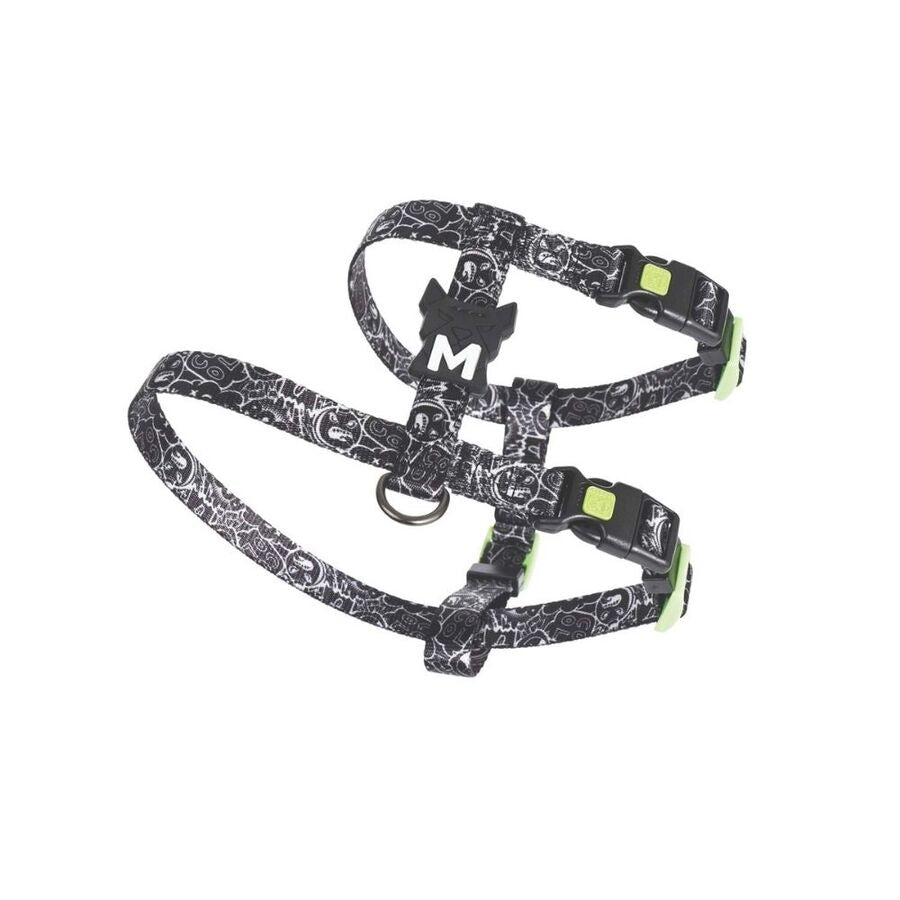 M-Pets Urbanstyle Active Dog Harness Black & White XS