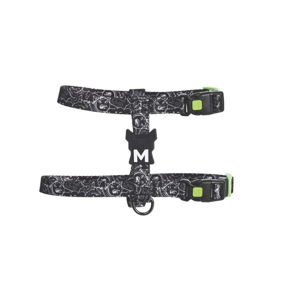 M-Pets Urbanstyle Active Dog Harness Black & White Size M