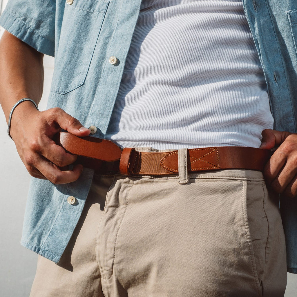 Leather Stretch Belt