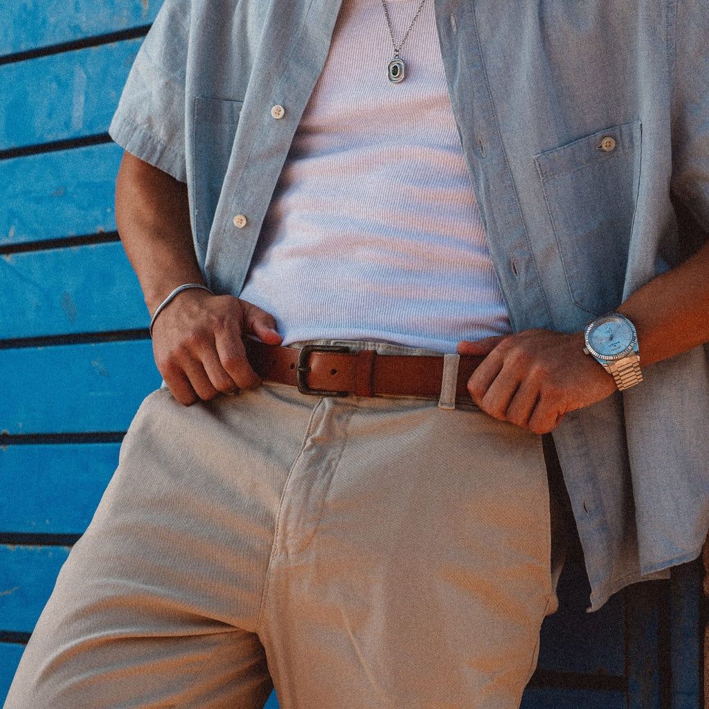 Leather Stretch Belt