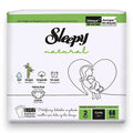 Sleepy Natural Mini Baby Diapers Size 2 for 3-6 kg 68 Count
