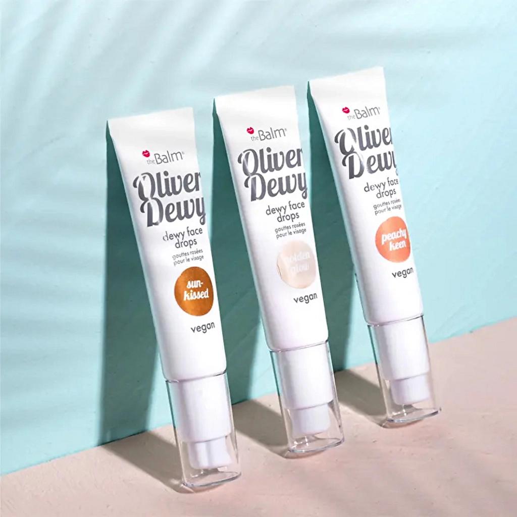 theBalm Oliver Dewy Face Drops Highlighter Peachy Keen 15ml