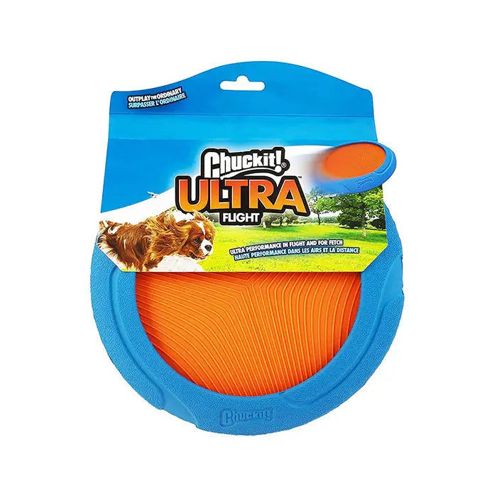 Chuckit Ultra Flight Durable Long Distance Dog Frisbee 22cm