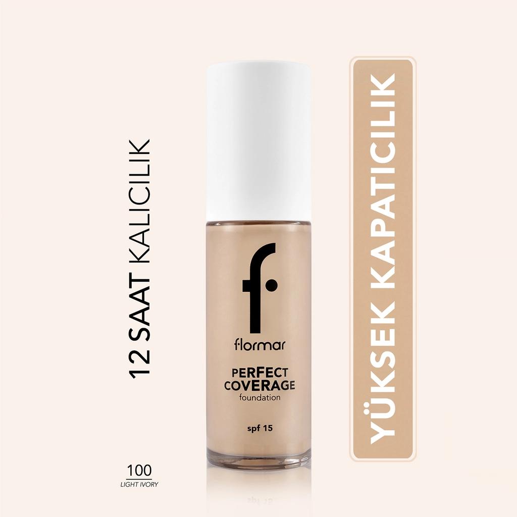 Flormar Perfect Coverage High Pigment SPF15 Foundation 30ml
