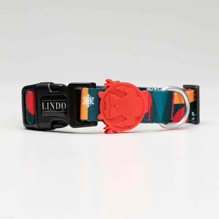 Lindo Reindeer Dog Collar Stylish Adjustable Design Medium 37-56cm