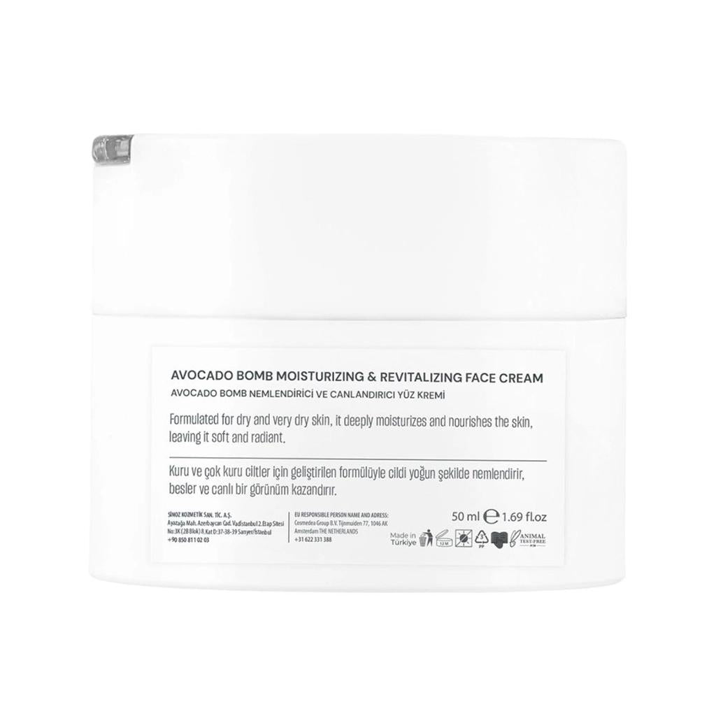 Sinoz Avocado Bomb Hydrating & Revitalizing Face Cream 50 ml
