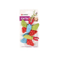 Flamingo Yowly Plush Butterfly Cat Toy 2-Pack 9cm