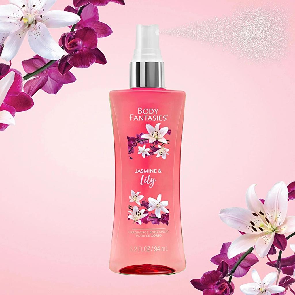 Body Fantasies Jasmine & Lily Body Spray 94 ml