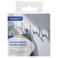 Ideenwelt White Wall Hook Set for Home Organization 4 Pieces