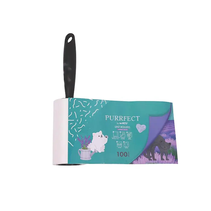 M-Pets Purrfect Lavender Scented Lint Roller 2x100 Sheets