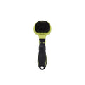 M-Pets Click and Groom Bristle Brush for Cats and Dogs Small