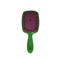 Janeke Superbrush Hair Brush for Detangling Green & Pink