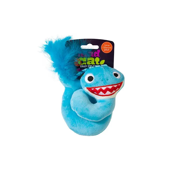 Mad Cat Sharky Twister Catnip and Silvervine Cat Toy