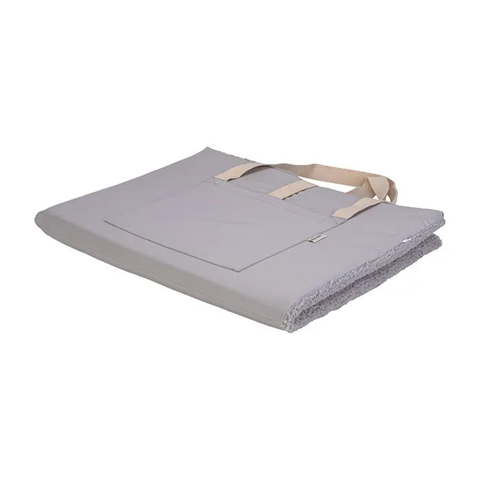 Pet Comfort Zen Portable Dog Bed Light Gray 84x54cm