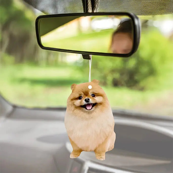 Airgut Pets Pomeranian Car Air Freshener Long-Lasting Scent 1 Unit