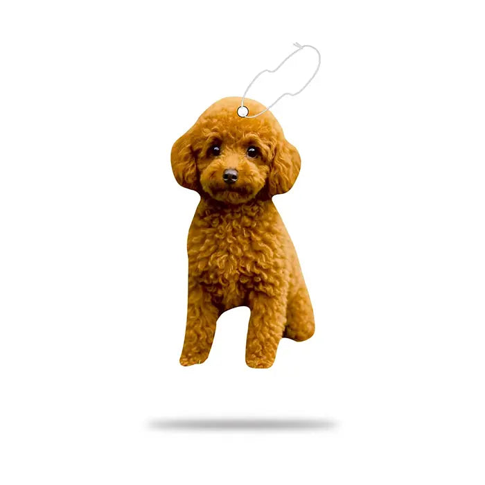 Airgut Pets Poodle Car Air Freshener Scented Hanging Card 1 ea