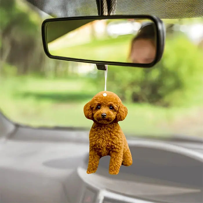 Airgut Pets Poodle Car Air Freshener Scented Hanging Card 1 ea