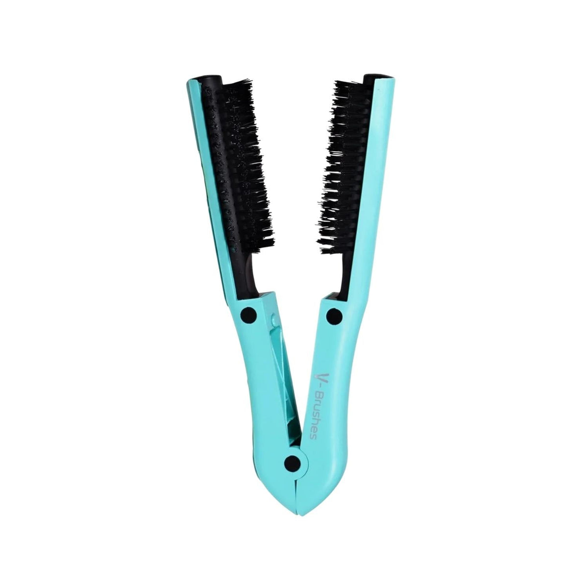 V Brushes Double-Sided Professional V-Style Styling Brush Green