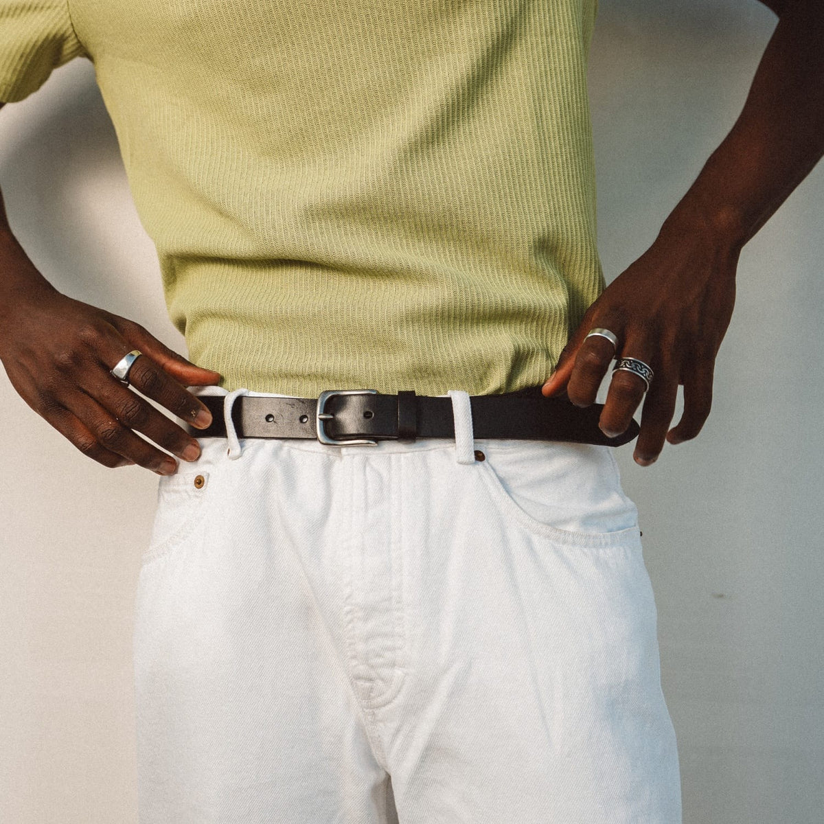 Leather Stretch Belt