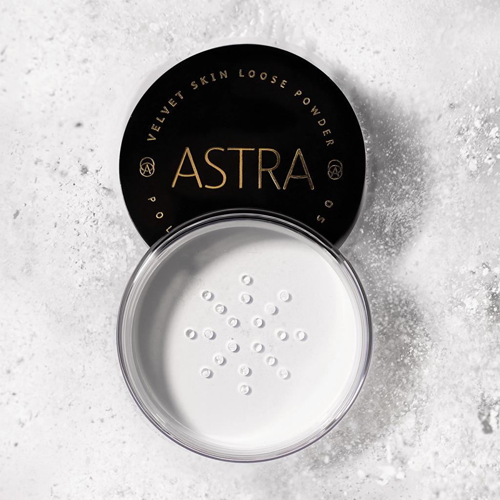 Astra Velvet Skin Loose Powder Ghost for a Matte Finish 12g