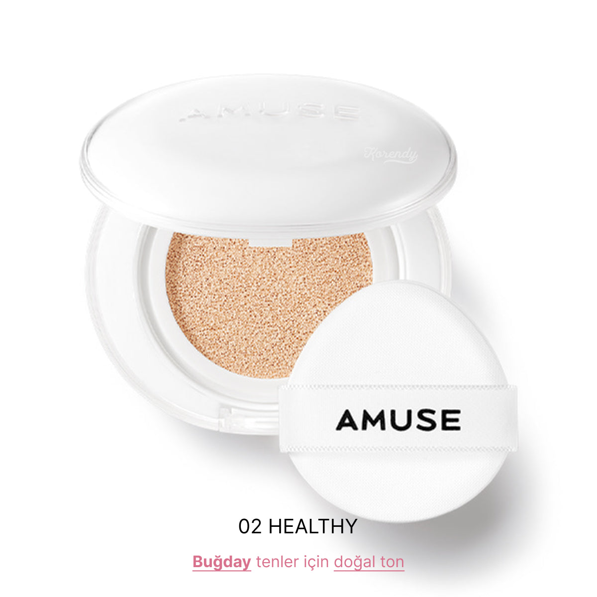 Amuse Ceramic Skin Perfector SPF 40 PA++ Cushion #02 Healthy 15g
