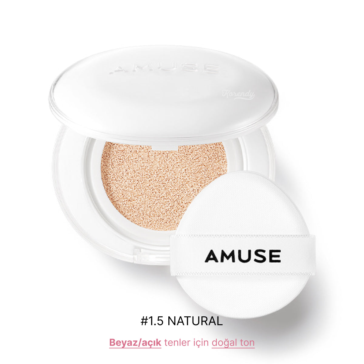 Amuse Ceramic Skin Perfector SPF 40 Cushion Foundation 15g