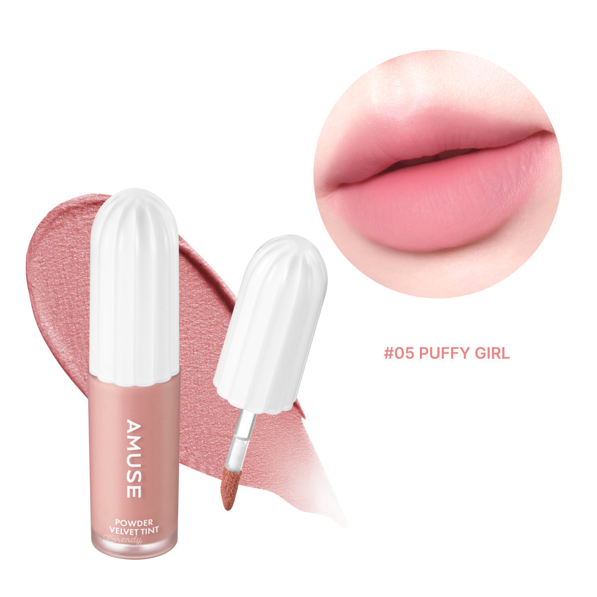Amuse Powder Velvet Tint Long-Lasting Matte Lip Color 3.3g