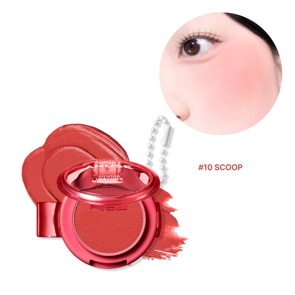 Amuse Powder Lip & Cheek Velvet Multi-Use Tint 10 Scoop 4g