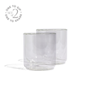 Cove 10oz Glass Tumbler - Set of 2 - Clear