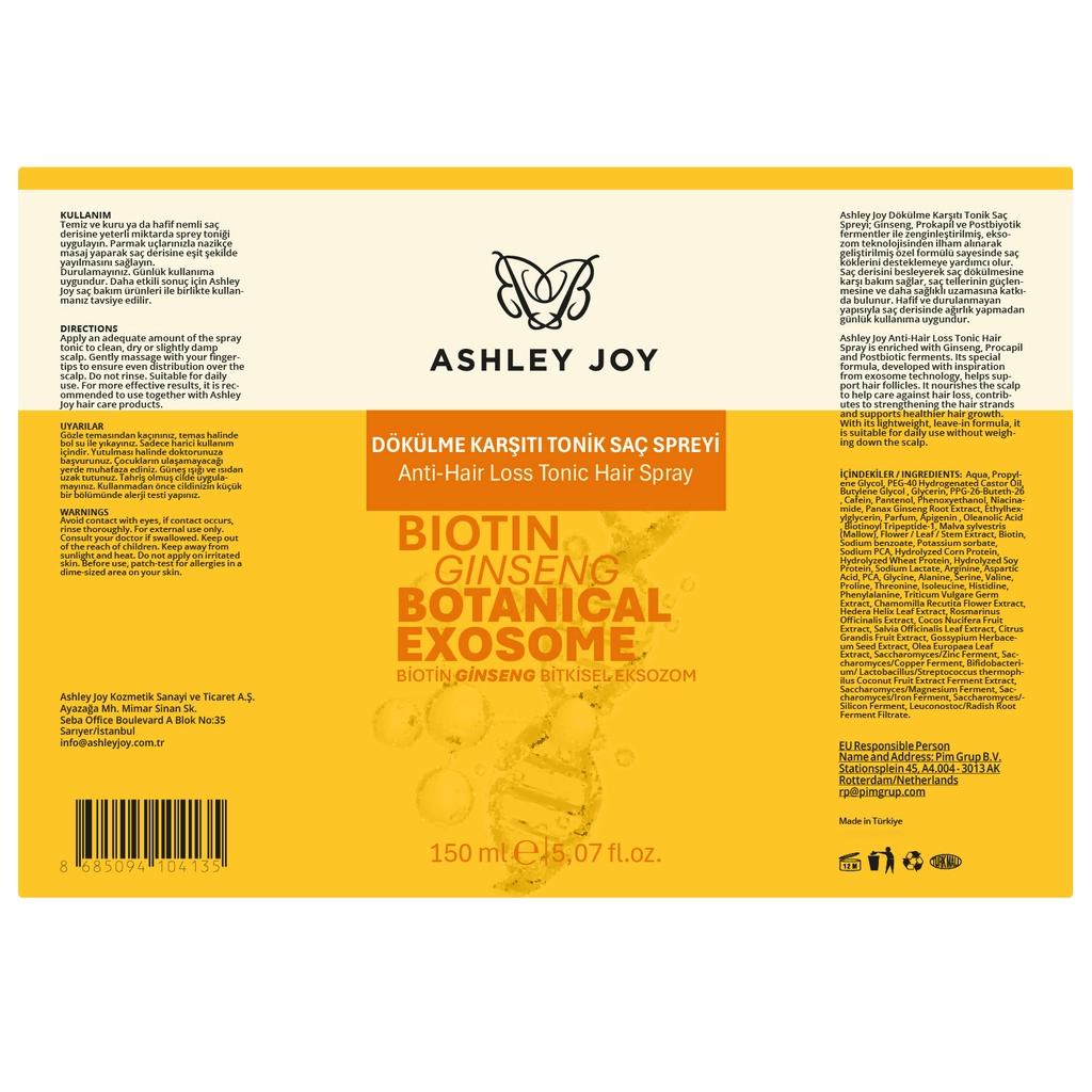 Ashley Joy Exosome Hair Tonic Anti-Hair Loss Spray 150 ml