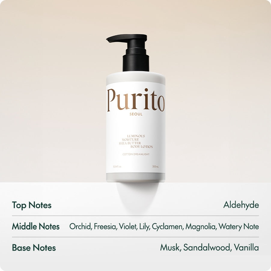 Purito Luminous Shea Butter Body Lotion Cotton Dreamlight 300ml