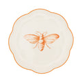 Bumble Homecoming Scalloped Ceramic Starter Plates – Case of 12 (+3 Bonus Plates)