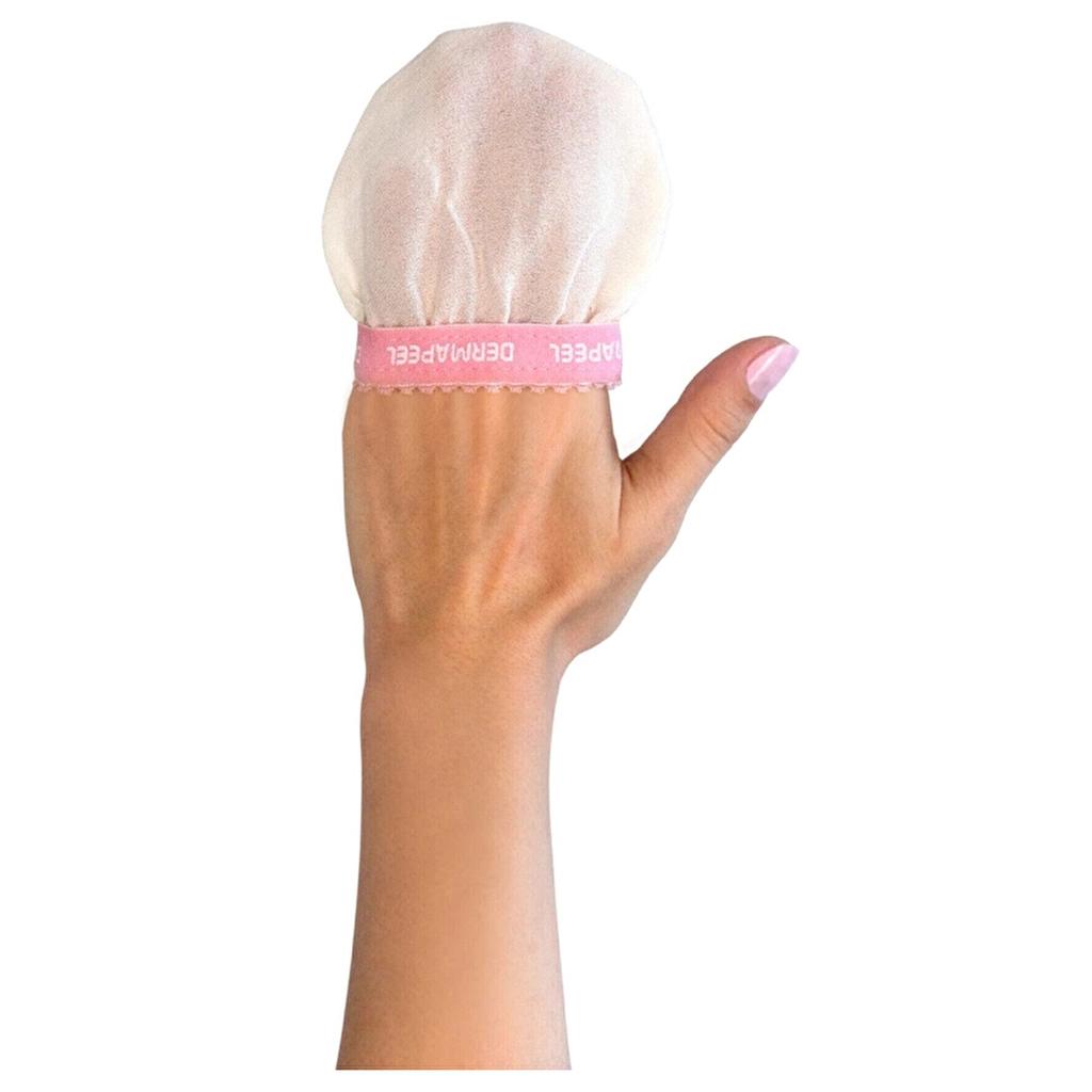 Dermapeel Pink Touch Facial Exfoliating Mitt for Smooth Skin