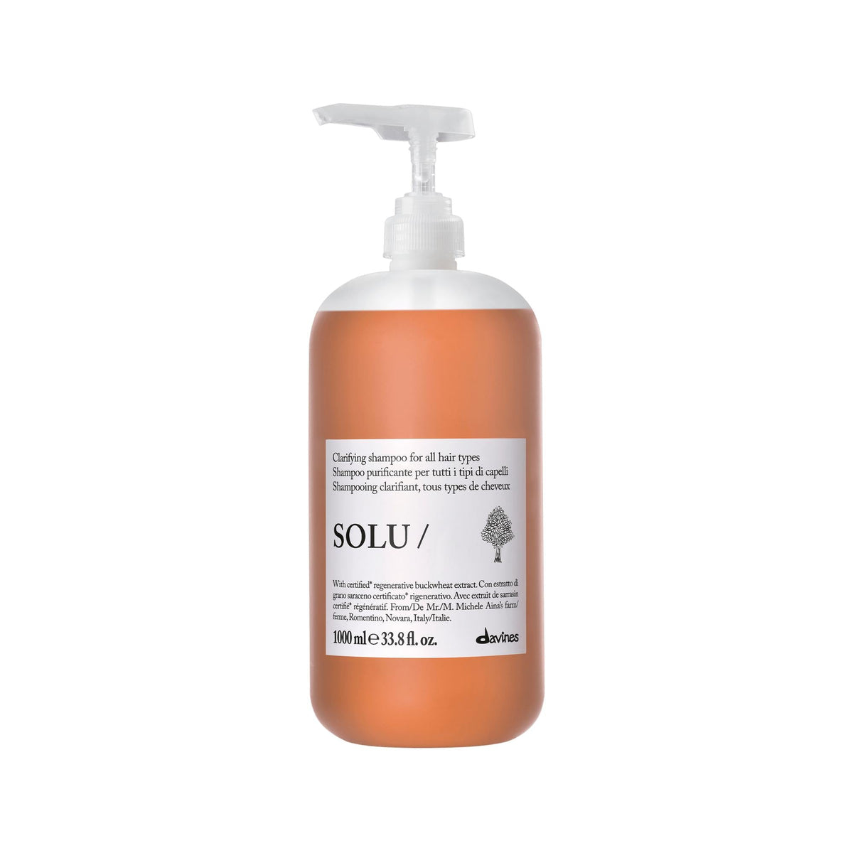 Davines Solu Clarifying & Refreshing Shampoo 1000 ml