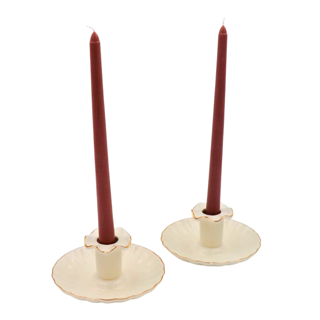 Cocoa Truffle Delight Extra Tall Taper Candles – 24 Candles