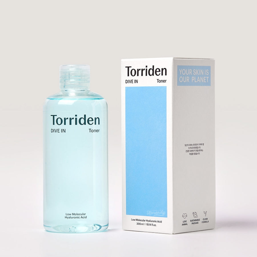 Torriden DIVE IN Hyaluronic Acid Toner Hydrating Barrier Support 300ml