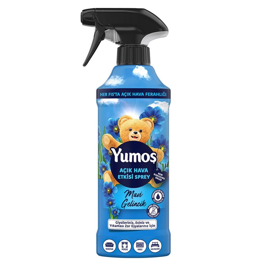 Yumos Outdoor Freshness Blue Poppy Fabric Spray 430 ml