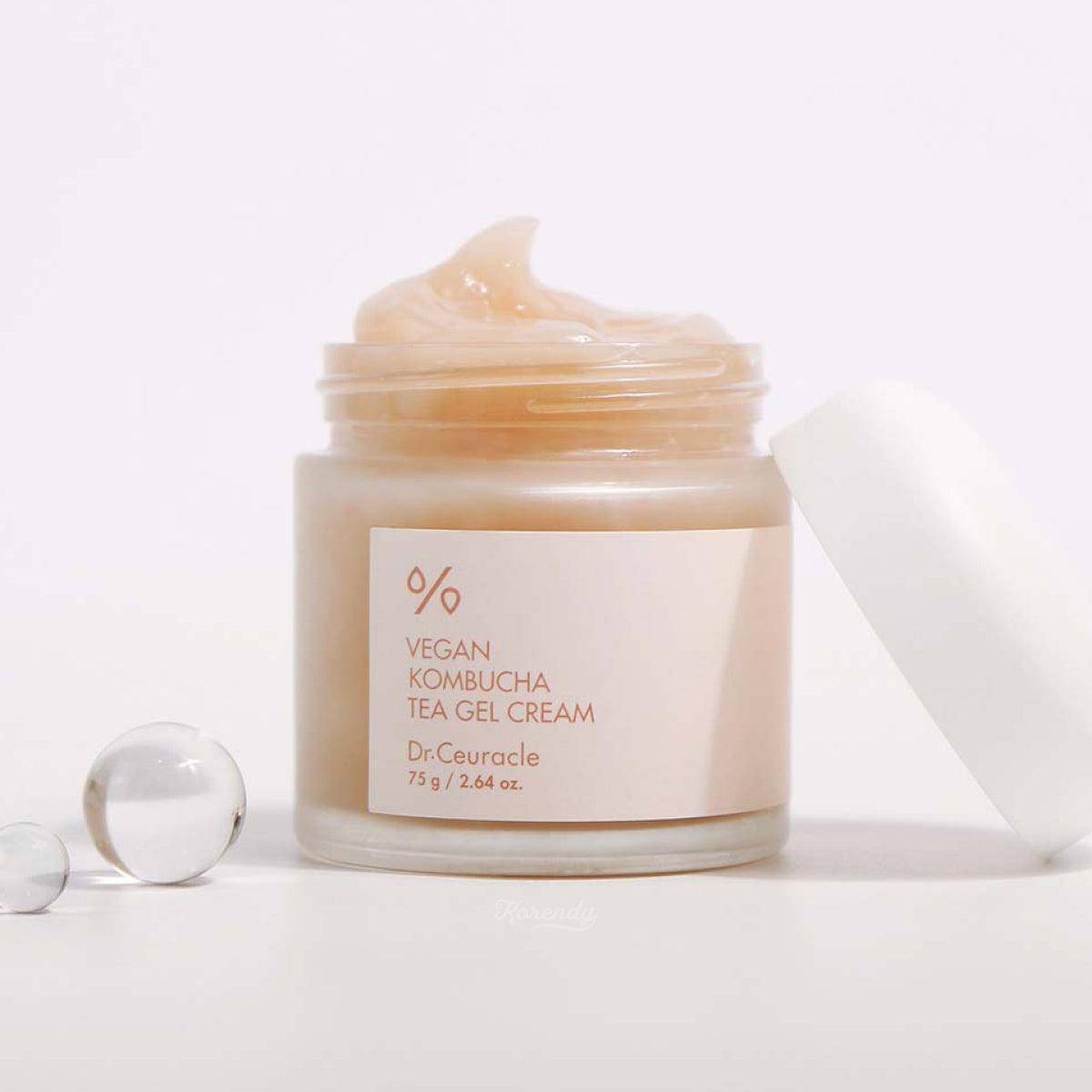 Dr.Ceuracle Vegan Kombucha Tea Gel Cream Nourishing Glow 75ml