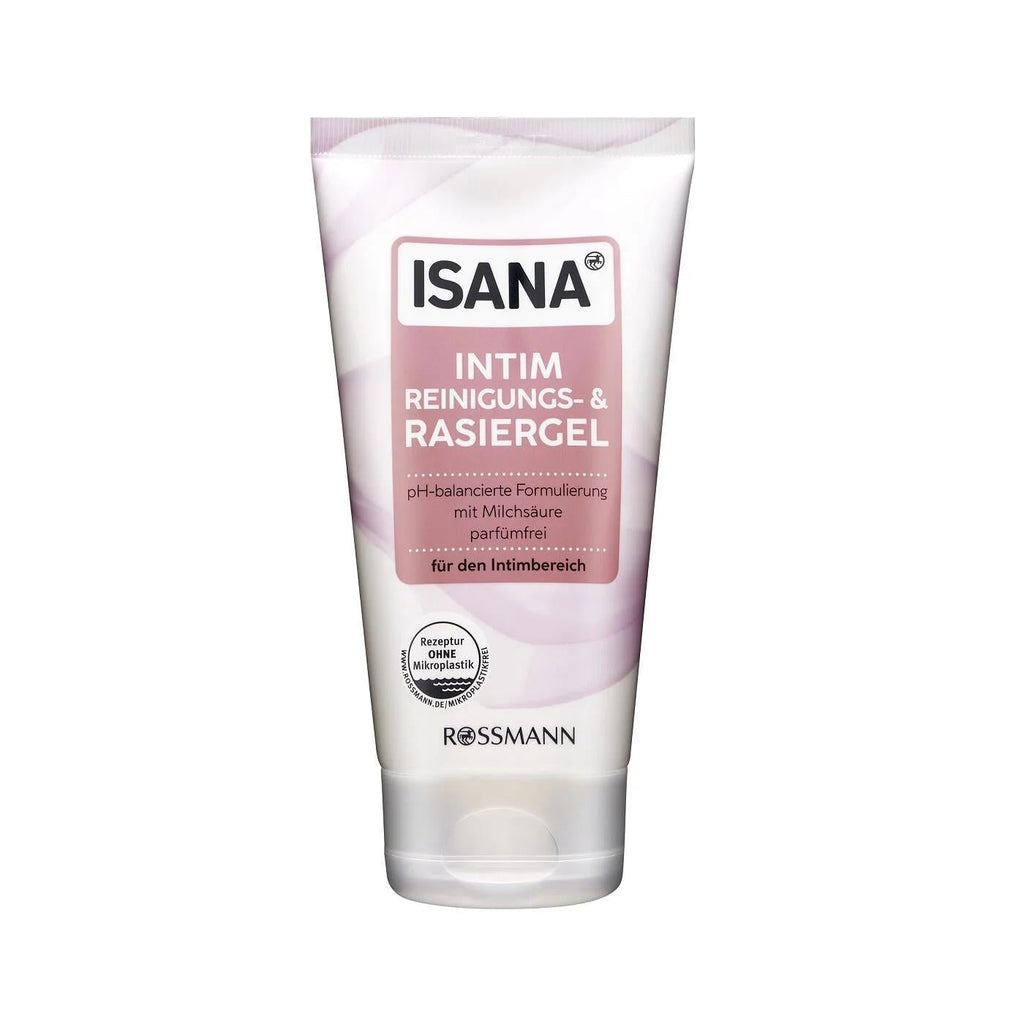 Isana Intimate Cleansing & Shaving Gel for Sensitive Skin 150 ml