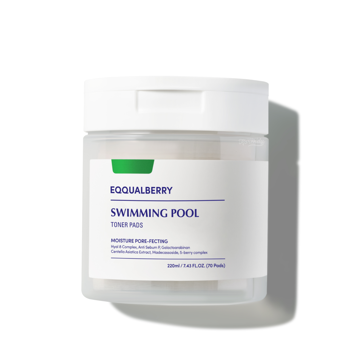 Eqqualberry Swimming Pool Toner Pads Hydrating & Exfoliating 220ml