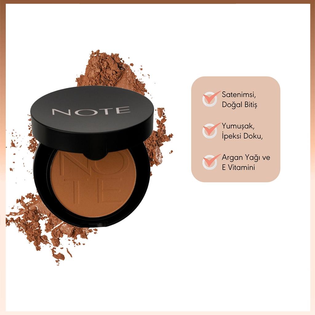 Note Luminous Silk Compact Blusher 08 Bronze Show 5.5g