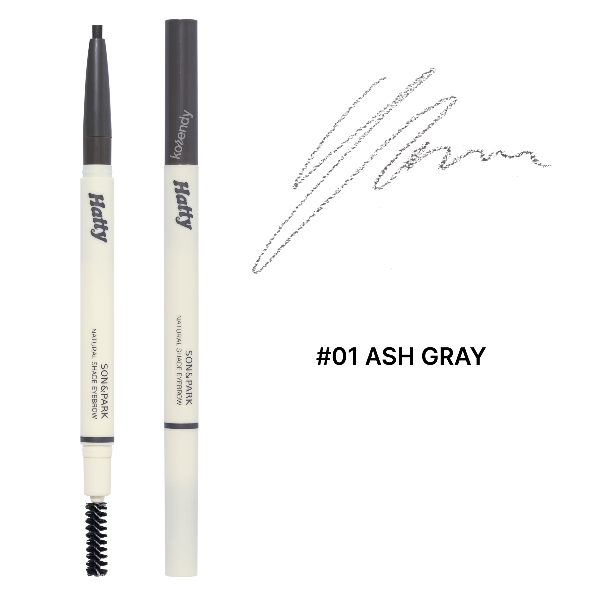 Son & Park Hatty Natural Shade Eyebrow Ash Gray 0.15g